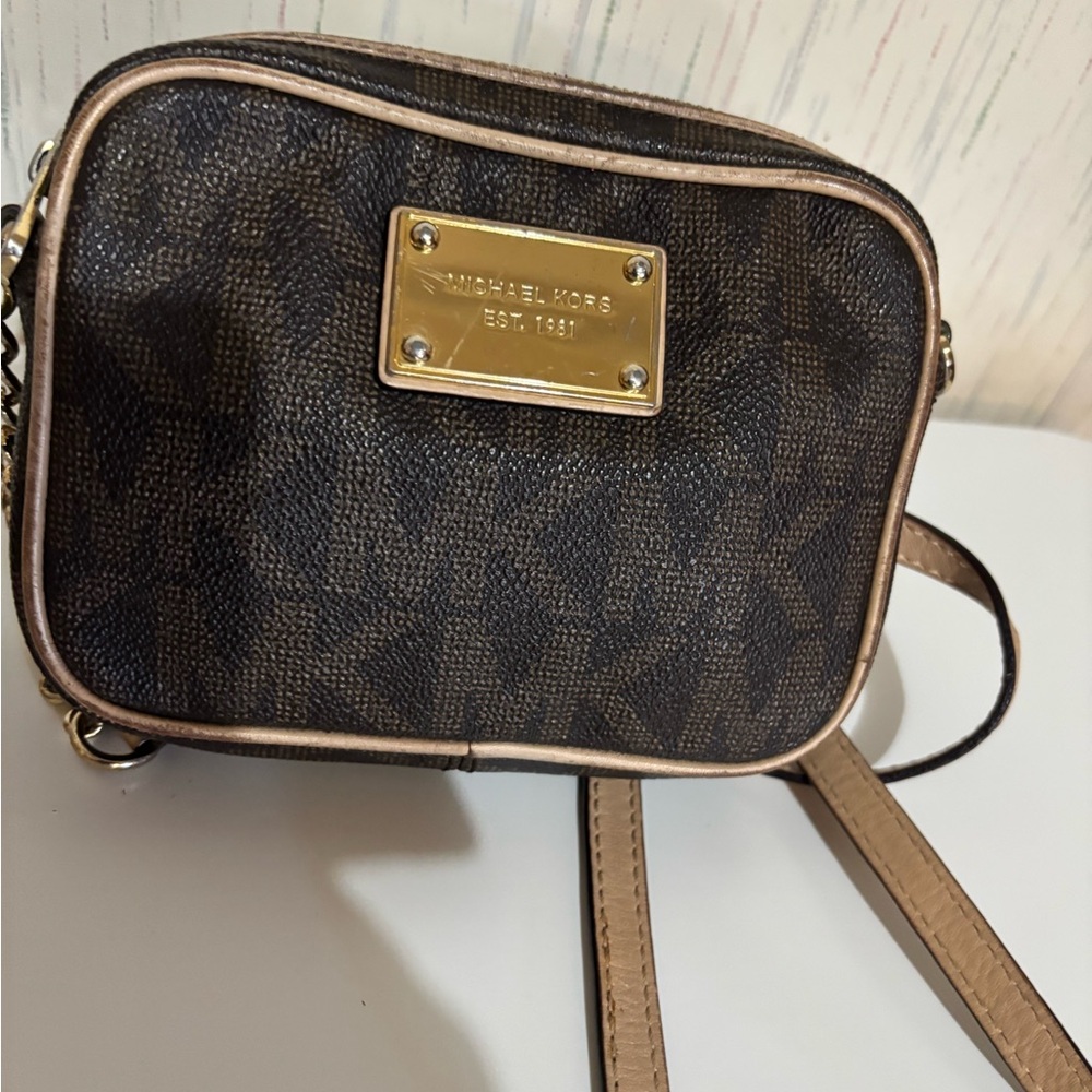 Michael Kors Dark Brown Crossbody Bag
